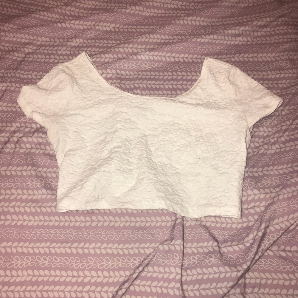 White Crop Top
